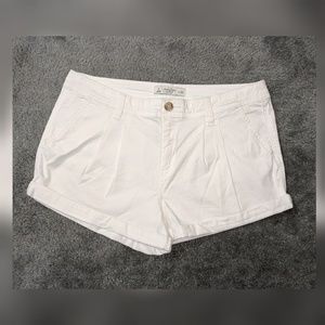 Abercrombie and Fitch white shorts